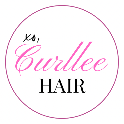 xo curllee hair logo